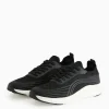 Active Black Knitted Lace-Up Trainers 4