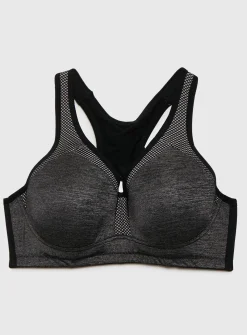 A-DD Active Grey High Impact Sports Bra - 38E