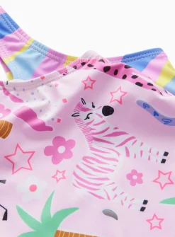 Animal Print & Wavy Print Swimsuit 2 Pack 1.5-2 years