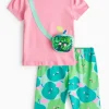 Apple Bag Tee & Cycling Shorts 1-2 years