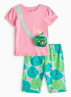 Apple Bag Tee & Cycling Shorts 1-2 years
