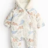 Arctic Animal Printed Heavyweight Snowsuit 12-18 months