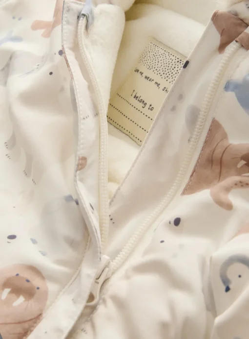 Arctic Animal Printed Heavyweight Snowsuit 12-18 months