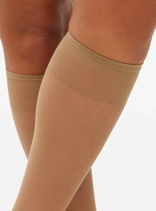 Bamboo Nude 15 Denier Knee High Tights 5 Pack One Size