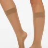 Bamboo Nude 15 Denier Medium Support Knee High Tights 2 Pack One Size