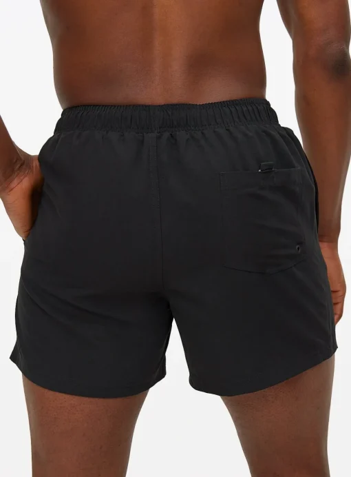 Basic Woven Black Swim Shorts XXL