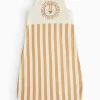 Beige Lion Print 0.5 Tog Sleeping Bag 12-18 months