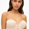 Beige Plunge Multiway Moulded Bra 32B