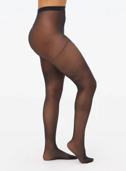 Black 15 Denier Ladder Resistant Tights 5 Pack M