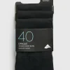 Black 40 Denier Opaque Knee High Tights 3 Pack One Size