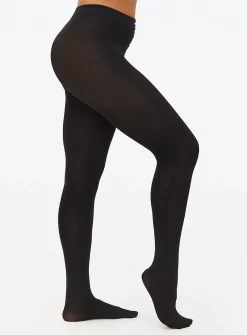 Black 200 Denier Supersoft Opaque Tights XL