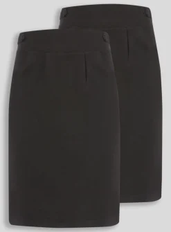 Black 2 Pack Tulip Skirt - 7 years
