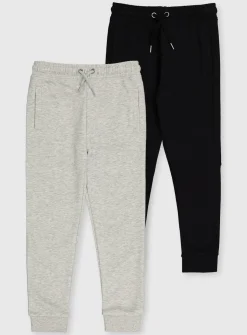 Black & Grey Joggers 2 Pack - 5 years
