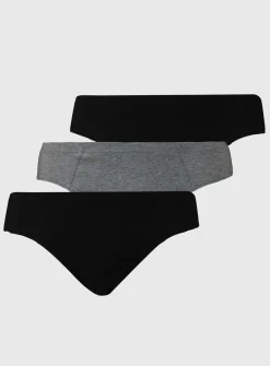 Black & Grey Slips 3 Pack XL