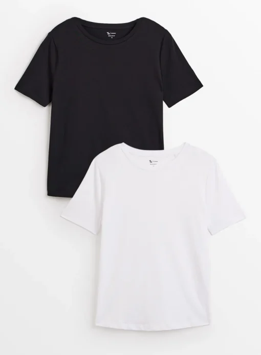Black & White T-Shirt 2 Pack 22