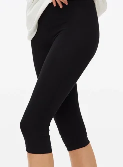 Black Capri Leggings 2 Pack M