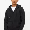 Black Classic Zip-Through Hoodie M