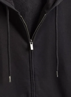 Black Classic Zip-Through Hoodie M