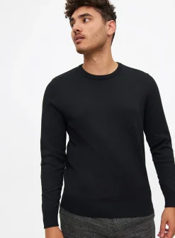 Black Core Crew Neck Jumper XL