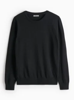 Black Core Crew Neck Jumper XL
