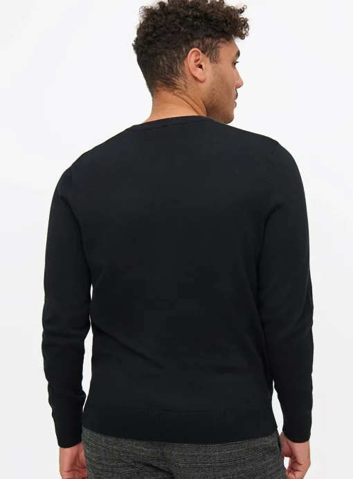 Black Core Crew Neck Jumper XL