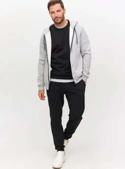 Black Core Cuffed Joggers S