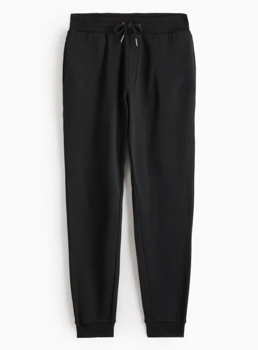 Black Core Cuffed Joggers S