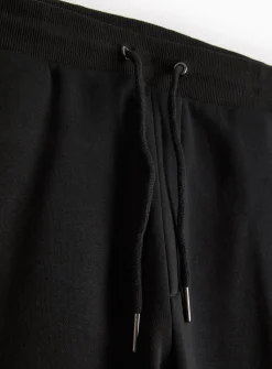 Black Core Cuffed Joggers S