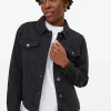 Black Core Denim Jacket 22