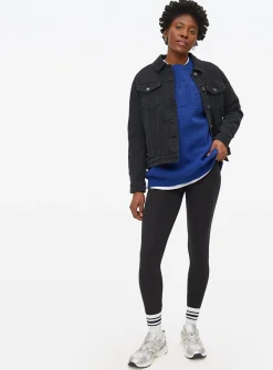 Black Core Denim Jacket 22
