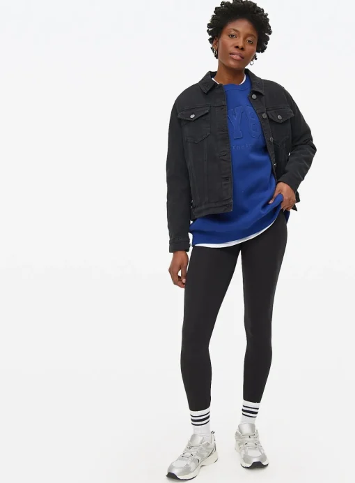 Black Core Denim Jacket 22