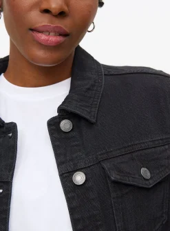 Black Core Denim Jacket 22