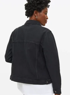 Black Core Denim Jacket 22