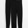 Black Core Leggings 2 Pack XL
