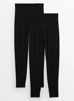 Black Core Leggings 2 Pack XL