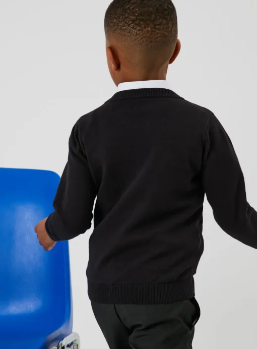Black Crew Neck Jumper 2 Pack 4 years