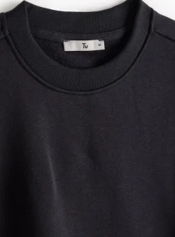 Black Crew Neck Sweatshirt XL