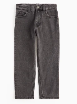 Black Denim Straight Leg Jeans 5 years