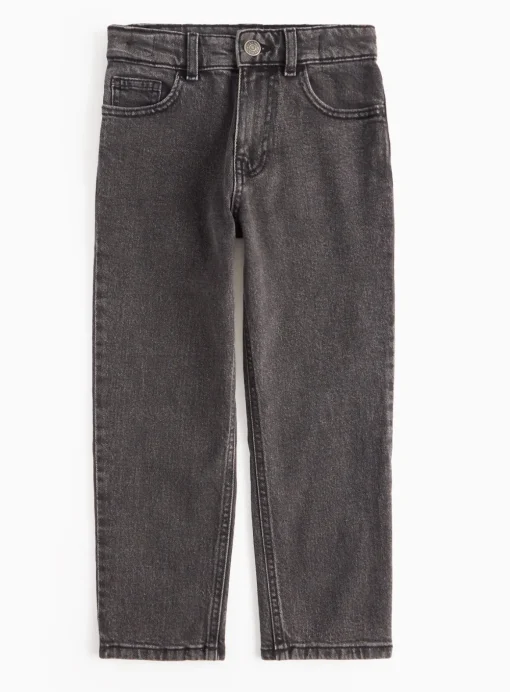Black Denim Straight Leg Jeans 5 years