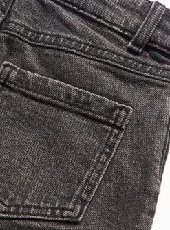 Black Denim Straight Leg Jeans 5 years
