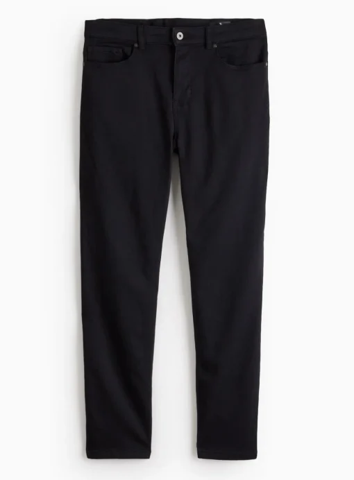 Black Denim Ultimate Comfort Straight Leg Jeans 34S