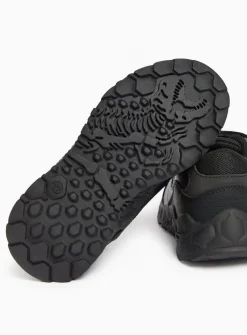 Black Dino Design Light-Up School Shoes 11 Infant