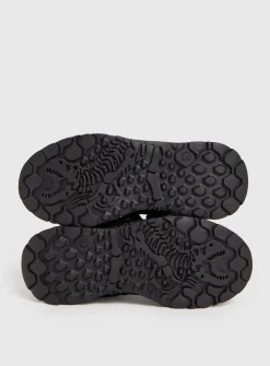 Black Dinosaur Face Light-Up Micro-Fresh® Shoes 1