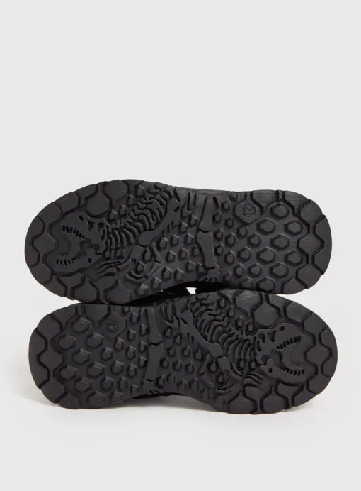 Black Dinosaur Face Light-Up Micro-Fresh® Shoes 1