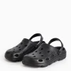 Black Eva Ankle Strap Clogs 6