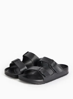 Black Eva Sliders 7