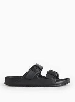 Black Eva Sliders 7