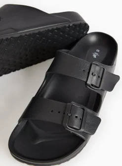 Black Eva Sliders 7