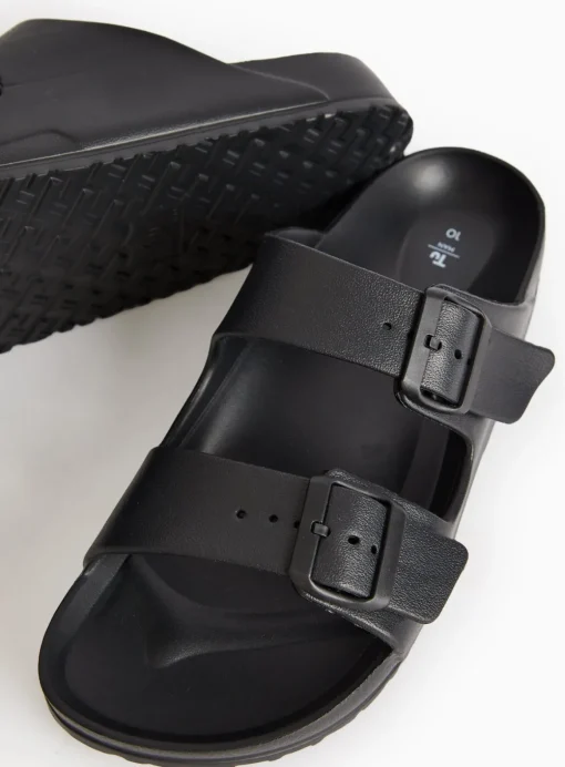 Black Eva Sliders 7