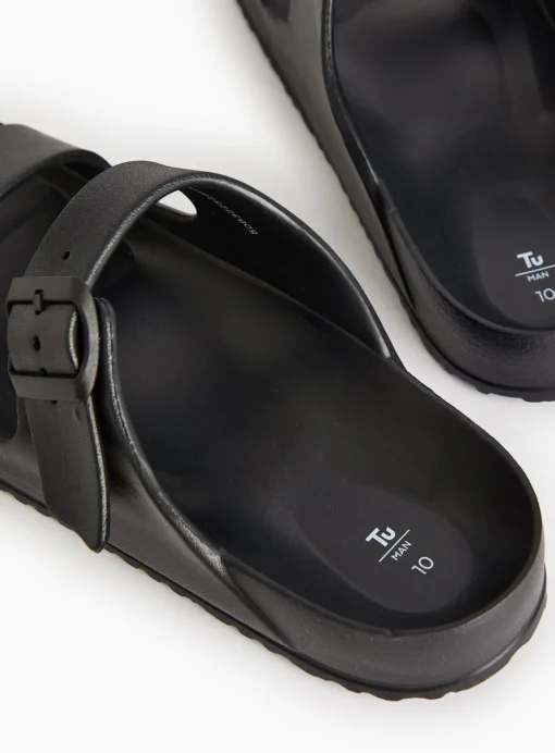 Black Eva Sliders 7